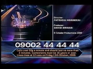 Original millionaire episode from 2000 | Who Wants To Be A Millionaire UKFanPage | Facebook