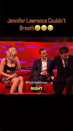 Jennifer Lawrence SNORTS laughing at this poop story! 💀😂 #shorts #jenniferlawrence #funny