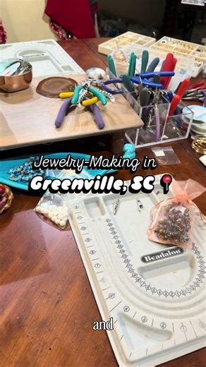 Hey gals! Are you in Greenville, SC and want to learn how to make jewelry like necklaces, bracelets, or earrings? Now’s your chance! Grab your gal pals and come learn from the local artist and designer Susan Tate - snacks and drinks are included. Whether you’re a total beginner or just looking for a new creative hobby, this class is perfect for all ages. Take home a beautiful new piece as we teach you how to make it yourself and all you have to pay for is the cost of materials! ($15 entry fee $6
