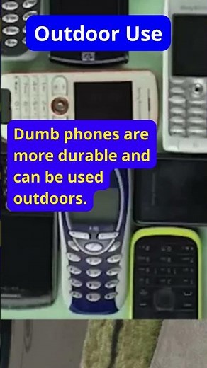 Outdoor Use: Dumb Phone vs Smartphone! 📱⛰️ #OutdoorUse #SmartphoneVsDumbPhone #TechOnTheGo