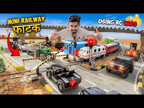 I build a Mini Railway Fatak using mini bricks for Rc vehicles 👍