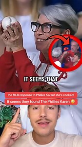THE PHILLIES KAREN 😳 ball incident cheryl richardson wegner marlins game karren movie 😓 what do you think? 👀 | Nicholas Piff Peterson