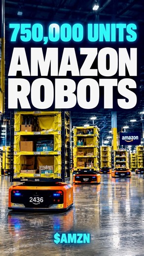 Why Amazon Just Deployed 750,000 Robots ($AMZN)