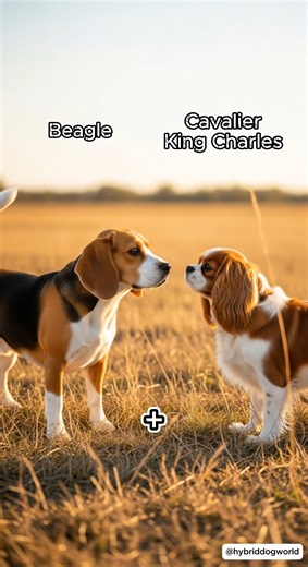 🇺🇸 Scientists just created the "Perfect" Family Dog... 🧬🐶 Meet the Beaglier (Beagle × Cavalier King Charles). 50% Explorer. 50% Lap Dog. 100% Heart. ❤️🐾 He has the brave, adventurous spirit of a Beagle mixed with the "Puppy Eyes" and sweet soul of a Cavalier. 🥺✨ The best part? They are much calmer than a regular Beagle but more athletic than a Cavalier! It’s basically a dog that stays a baby forever. Could you say "No" to those eyes? Vote below! 👇 #pawkingdom #hybriddogs #dogbreeds #beagl