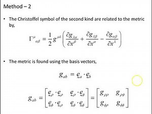Calculating Christoffel symbols - corrected