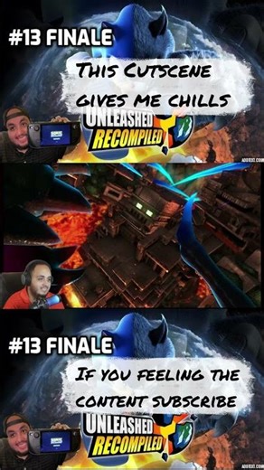 This Sonic Cutscene Still Gives Me Chills 💙🔥 | Chip vs Dark Gaia #sonicthehedgehog #sonic #sega