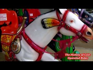 2010s Coin Operated Horse Kiddie Ride - Double Pony