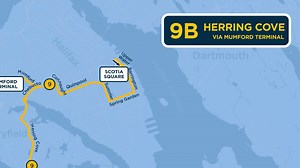 The new route 9 (starting November 27) offers A & B branches. What are branched routes? Learn more: | Halifax Regional Municipality