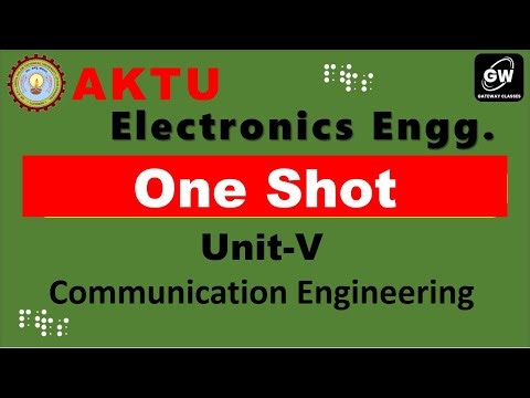 ONE SHOT UNIT-5 I Communication Engineering I by Vimal Sir I Gateway Classes I AKTU