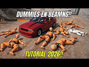 How to add dummies to BeamNG.drive | Step-by-Step Tutorial 2026 (Dummy Mod)