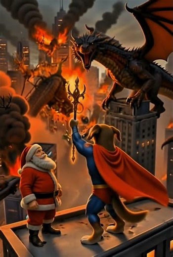 🎅 Santa Claus ka special weapon 🔱🔱🎄 #cartoon #dogeshbhai #christmas #trending #trishul #shivshakti