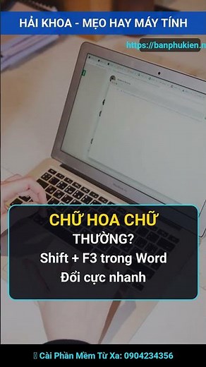 Phím tắt đổi chữ hoa chữ thường trong Word cực nhanh ⚡️