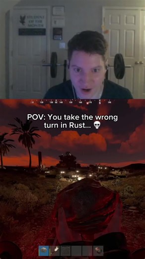 POV: You take the wrong turn in Rust… #rust #rusttrain #rustbase #rustgame