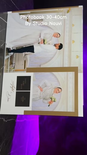 Elegant Wedding Photobook Design by Studio Nauvi