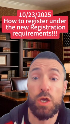 A new immigration rule from U.S. Citizenship and Immigration Services (USCIS) is now in effect. As of April 11, certain people living in the U.S. are required to register with the federal government — even if they’ve been here for years. If you’ve never had formal contact with immigration authorities, or if you entered the U.S. without a visa or official inspection, this rule may apply to you. In some cases, it also applies to children and dependents. This video will show you how. #registration 