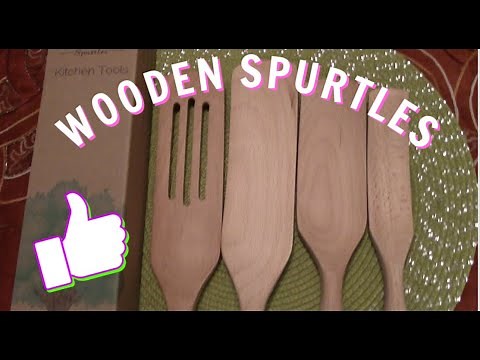 BEST WOODEN SPURTLES - Cooking with Atiya