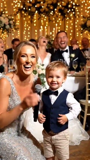 Kleiner Hochzeitsgast mit überraschender Antwort 👔💍 Was er über seinen Papa verrät, is einfach
