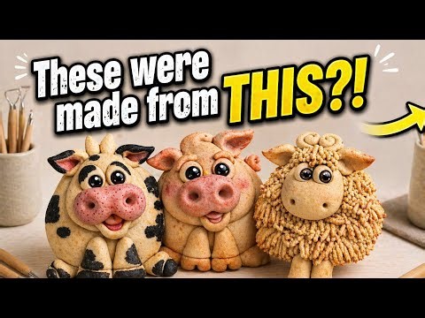 I Turned THIS Into Cute Clay Animals… THIS?!