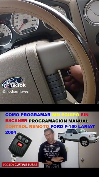 Programación de Control Remoto para Ford F-150 2004