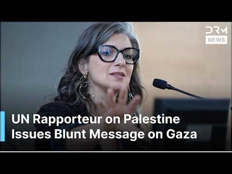 UN Rapporteur Francesca Albanese Slams Israeli Sanctions, Calls Gaza Situation “Catastrophic” | AC1G
