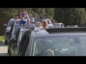 Students orchestrate surprise for teacher after learning they may not see her again this year