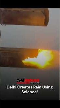 Delhi's FIRST Artificial Rain Trial SUCCESS! Officials Confirm Rainfall Coming Soon