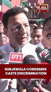 MP Surjewala Condemns Caste Discrimination in Haryana After IPS Officer Y Puran Kumar’s Suicide