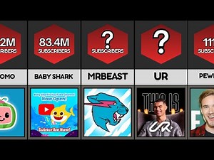 Comparison: Most Subscribed YouTubers in the World (2025)