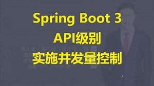 【IT老齐655】Spring Boot 3 API级别实施并发量控制