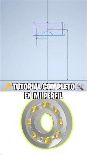 Rodamiento de Bolas | Autodesk inventor | Tutorial #cad #ingenieria #3dmodelingsoftware