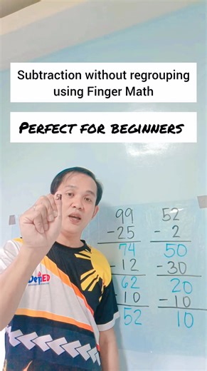 Making Finger Math is a technique for teaching subtraction without regrouping, ideal for beginners learning subtraction 🤔💡👍 #FingerMath #SubtractionMadeEasy #MathForBeginners #LearningMath #EducationMatters | Dann Carlo Pizarra Pili