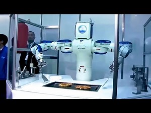 TOYOTA's Cooking Robot: Motoman SDA10 in Action.