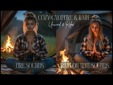 (NO ADS) 888Hz Manifest Abundance | Drift into Sleep by the Crackling Fire and Listen To The Rain