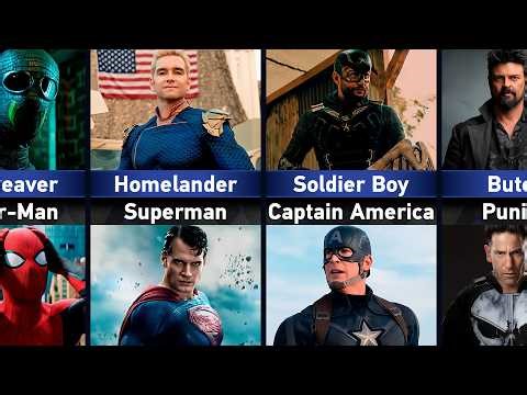 Similar Comparison: The Boys vs Marvel | DC