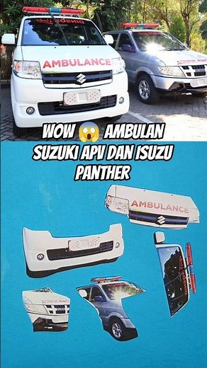 Subhanallah!! Mobil ambulan Suzuki APV dan ambulan Isuzu panther 😱 #shorts #ambulance #puzzle