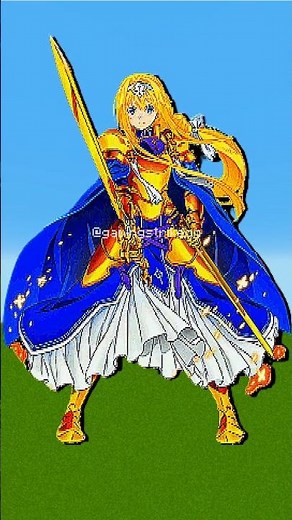 Warriors of the Virtual World in Pixel Art | Kirito, Asuna, Sinon & Alice