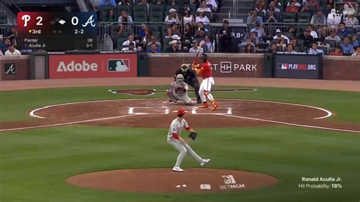 Braves beat the Phillies again! Michael Harris delivered a two RBI pinch-hit double to put them over the top!