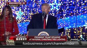 153K views · 6.1K reactions | "It's my tremendous honor to finally wish America and the world a very Merry Christmas!" WATCH: President Donald J. Trump's full remarks as he and First Lady Melania Trump participated in the 95th annual National Christmas Tree Lighting in Washington, D.C. | Fox Business | Facebook
