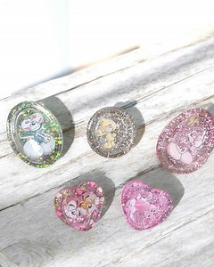 Worry Stone Diddl & Friends – Kawaii Anti-stress Pebble in Glittery Resin – Relaxing Gift, Sensory Object, Collectible - Etsy Australia