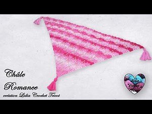 Crochet Relief Romance Shawl "Lidia Crochet Lidia"