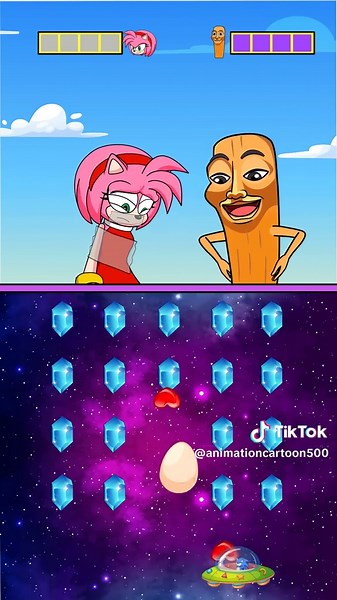 POV Perfect Challenge - Clear The Map To Save Sonic's Love #animation #cartoon #fyp #viral #foryoupage