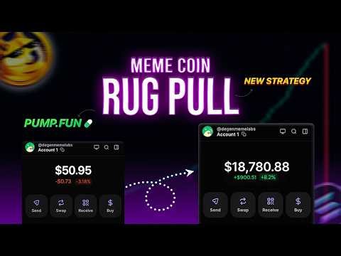 How To Rug Pull Using $0 on Pump Fun New Strategy | Just Copy Me