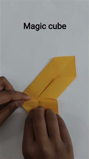 Making magic cube using paper #diy #paper #arigami #shorts #foryou