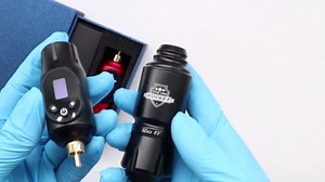 Wireless Tattoo Kit Complete Mini Rocket Rotary Pen Set LED Tattoo Power Supply with Ink Cartridges Needle Accessories for Tattoo Beginners and Artists (Red)