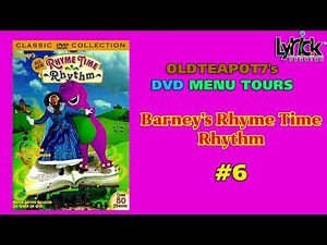 Barney & Friends - Barney's Rhyme Time Rhythm - DVD Menu Walkthrough (US, 2000)