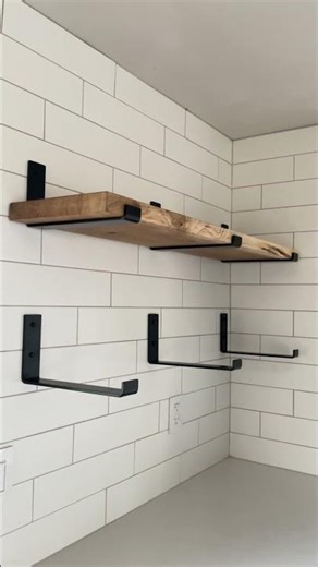 J Brackets for Wood Shelves - Do The Boards Have to Attach