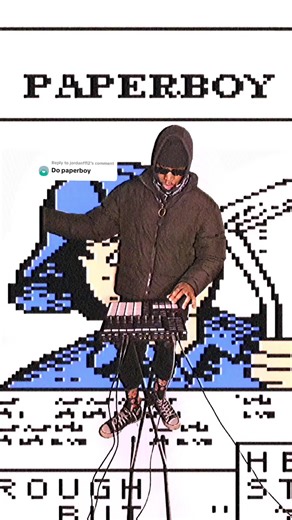Replying to @jordanffl2 012: The Paperman | Paperboy is a 1985 action video game developed and published by Atari Games for arcades. The player takes the role of a paperboy who delivers a fictional newspaper called The Daily Sun to houses on a street while riding his bicycle. The arcade version featured bike handlebars as the controller. #paperboy #videogamemusic #lofi #hiphop #nostalgiacore