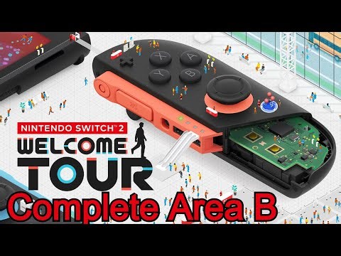 Nintendo Switch 2 Welcome Tour - Area B (Stamps, Quizzes, Demos, & Minigames)