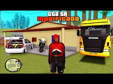 MEU GTA SA SUPER MODIFICADO PARA - PC FRACO/MEDIO/FORTE