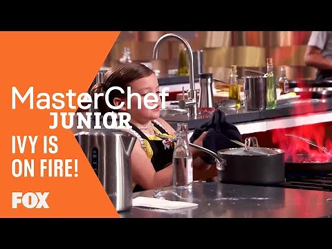 Ivy Successfully Flambés Her Prawns | Season 8 Ep. 6 | MASTERCHEF JUNIOR